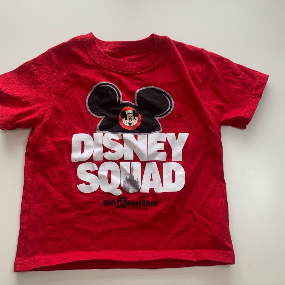 Disney Red Mickey Mouse Squad T-Shirt